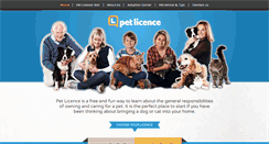 Desktop Screenshot of petlicence.com.au